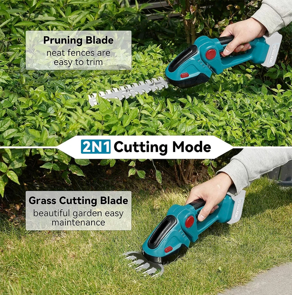 Aku trimer za živu ogradu i travu