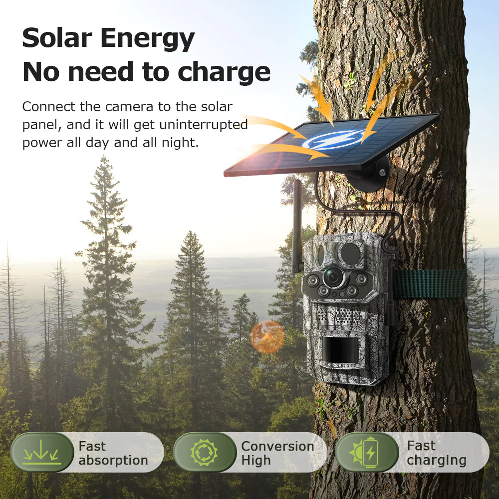 Solarna kamera za lov 4G AI GPS