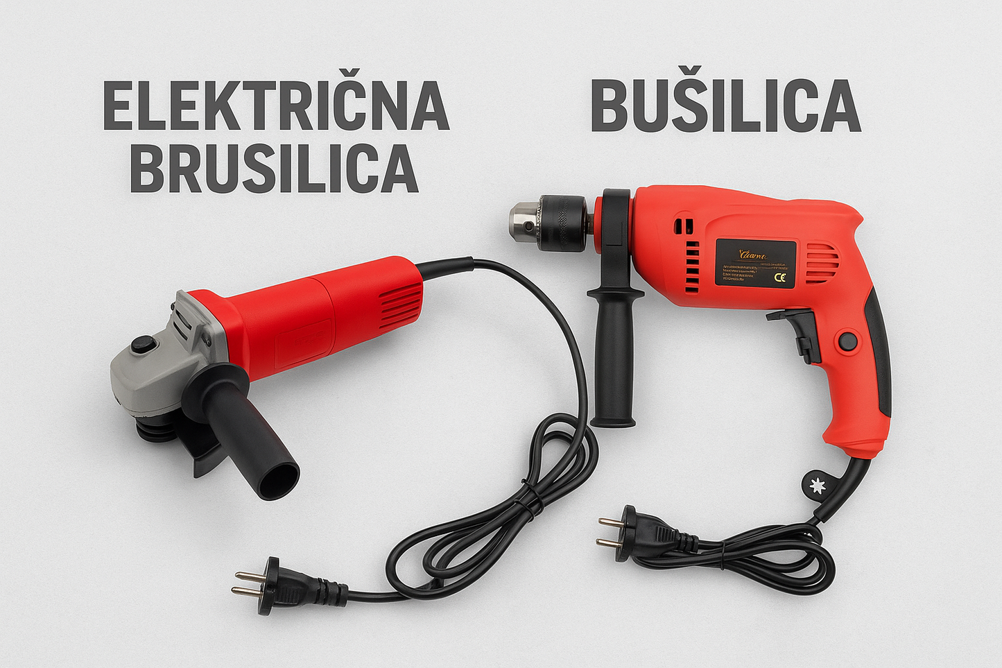 Set Električna Brusilica 710W + Bušilica 600W