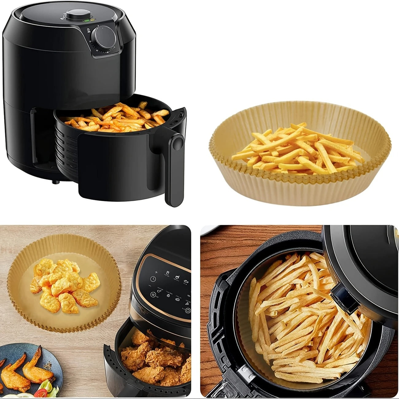 Papirni KALUP za Air Fryer – Set 100 kom