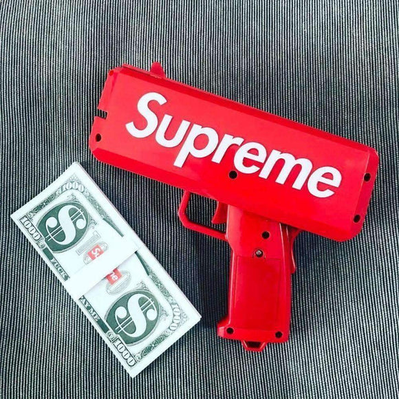 Pistolj za izbacivanje novca Supreme cash cannon