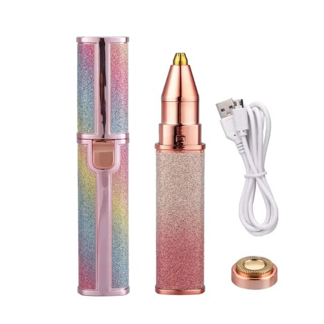 2 u 1 Aparat za Uklanjanje Dlačica + Trimer za Korekciju Obrva