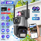 4K Dual Lens PTZ IP kamera sa 8x optičkim zoomom, sirenom i 32GB memorijom