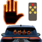 LED emoji displej za automobile ruka