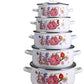 Set serpi od emajla 5 komada