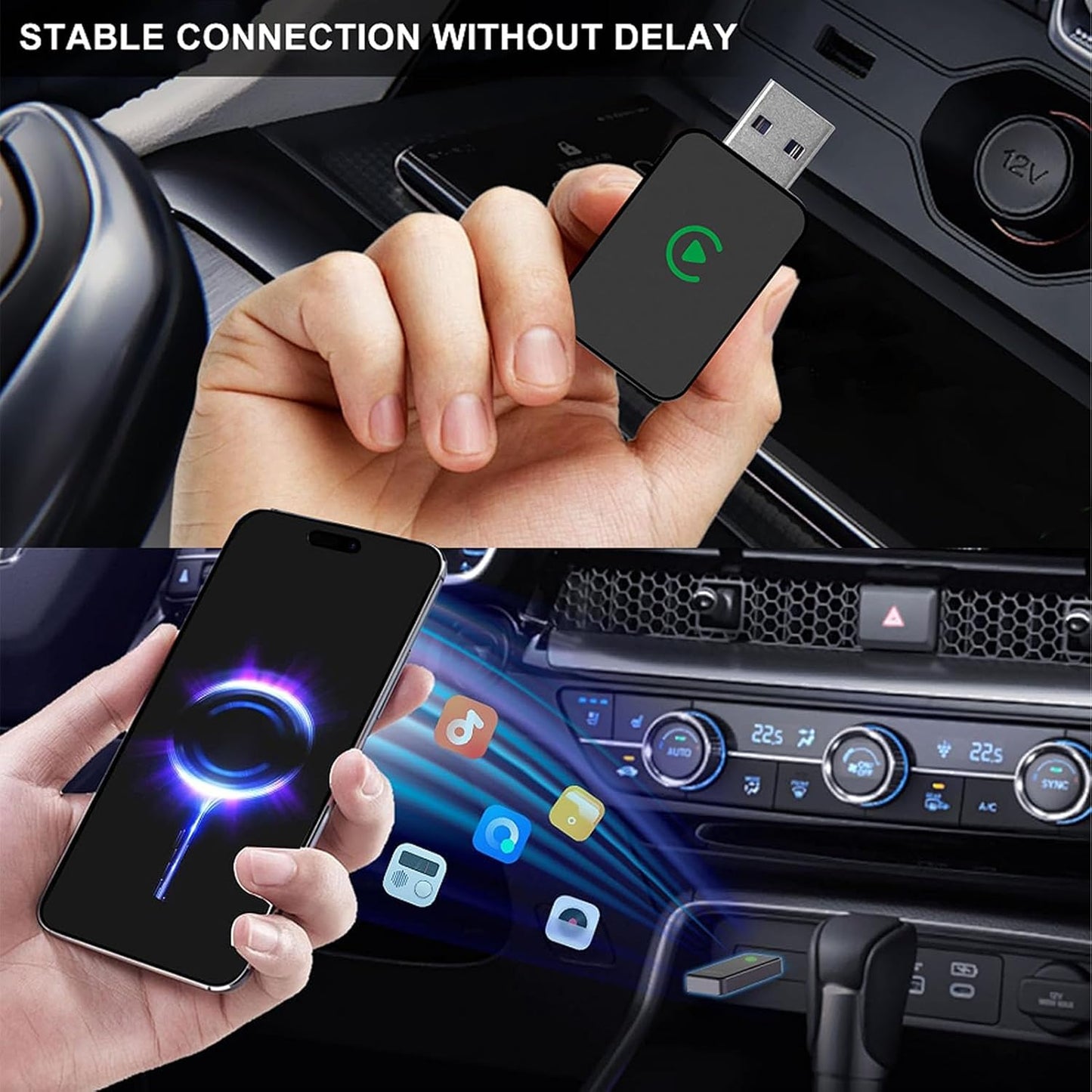 Wireless Apple CarPlay Adapter za Auto