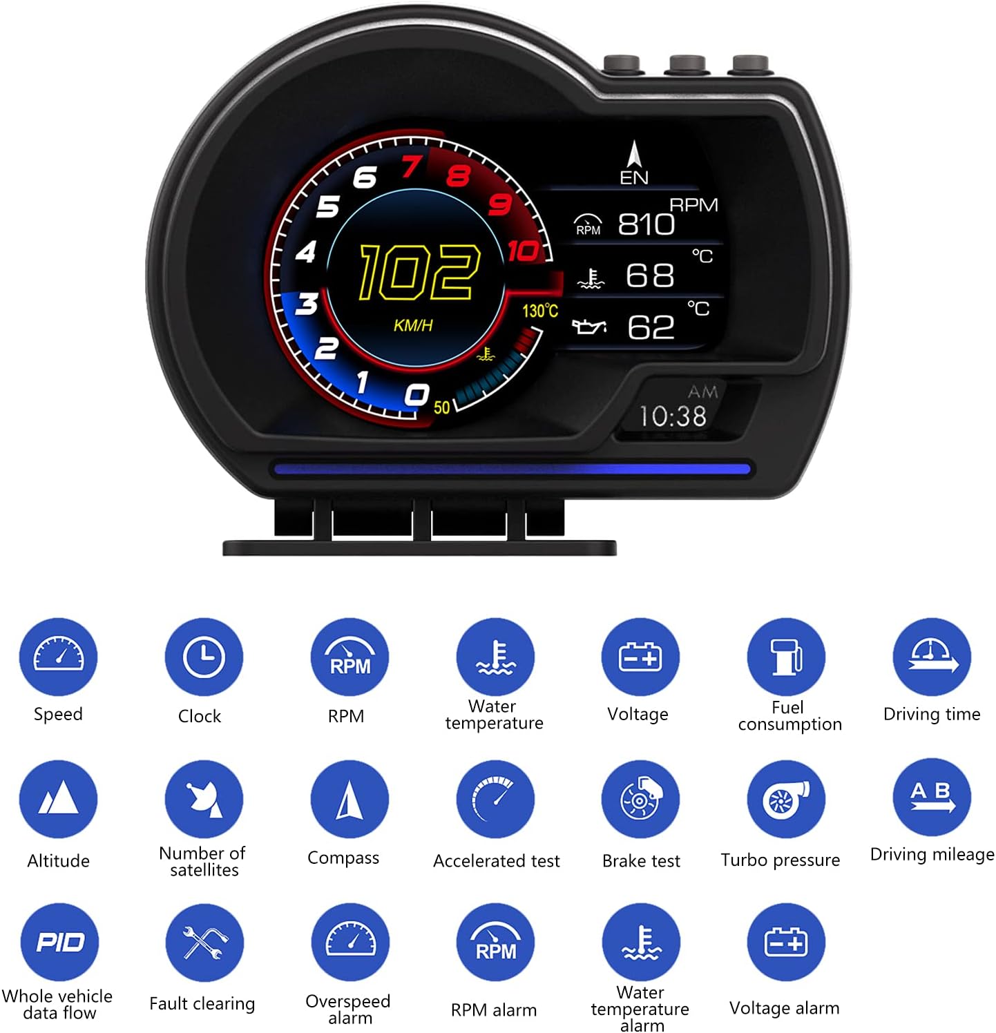 Pametni OBD2+GPS displej za auto P6