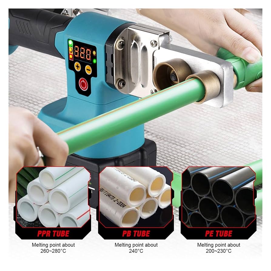 Aku pegla za varenje PVC cevi