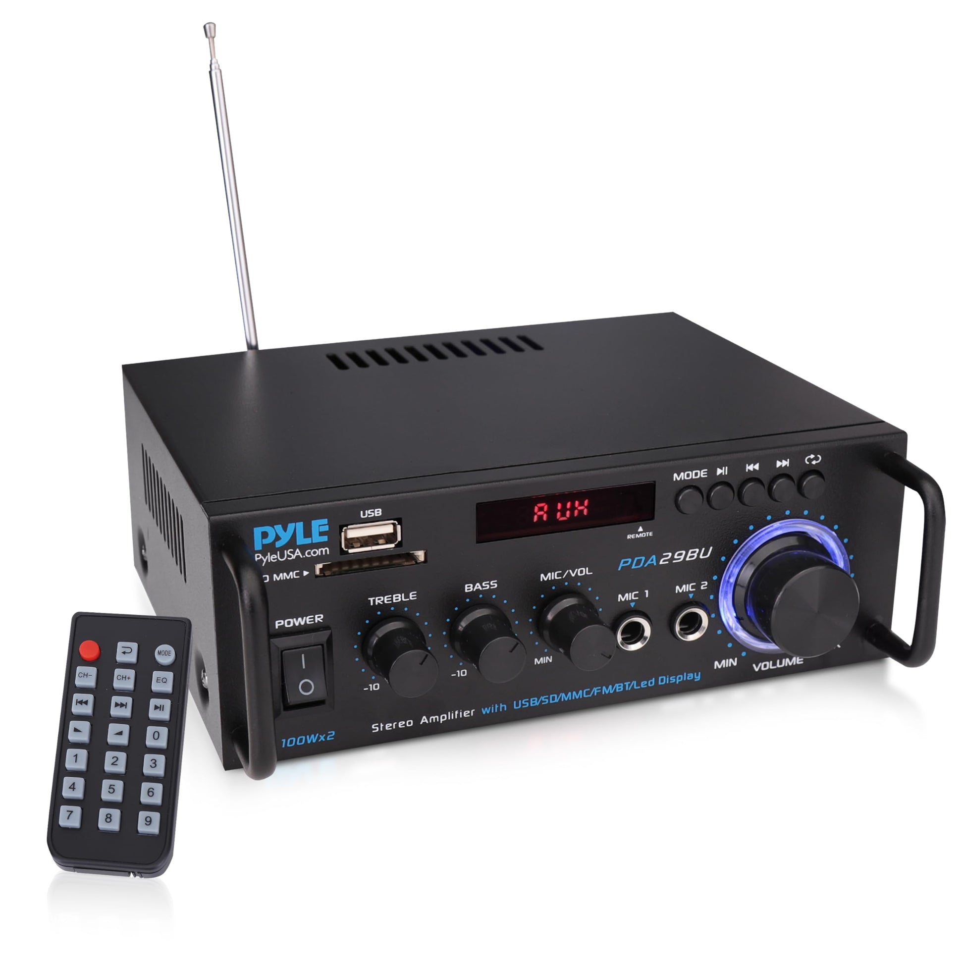 BT-298 Pro – HiFi Bluetooth Pojačalo 400W×2 sa MIC i FM Radiom