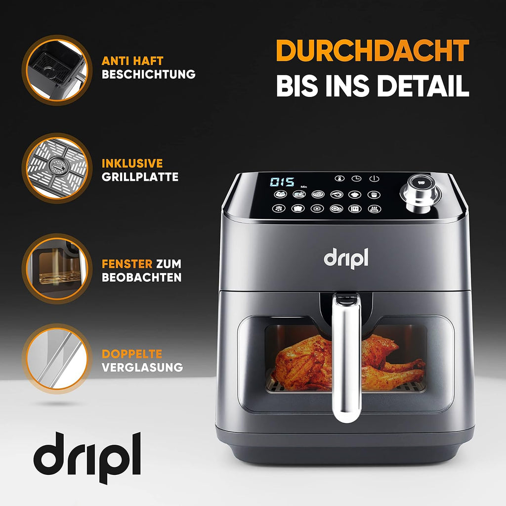 Air Fryer Pametna friteza bez ulja sa LCD ekranom 12L