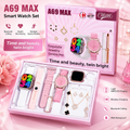 A69 MAX Smart Watch Set – Pametni Sat sa Nakitom | Luksuzni Poklon Set za Žene
