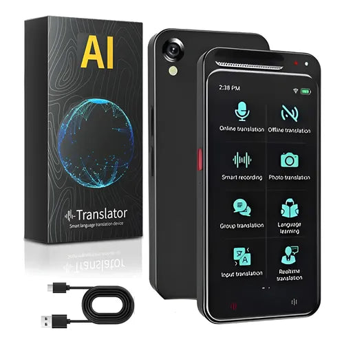 AI Translator Z6 sa 4.1” Ekranom – Prevod u 138 Jezika u Realnom Vremenu