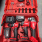Aku Set 3u1 M12 88V – Bušilica, Udarni Odvijač i Brusilica + 2 Baterije Kofer