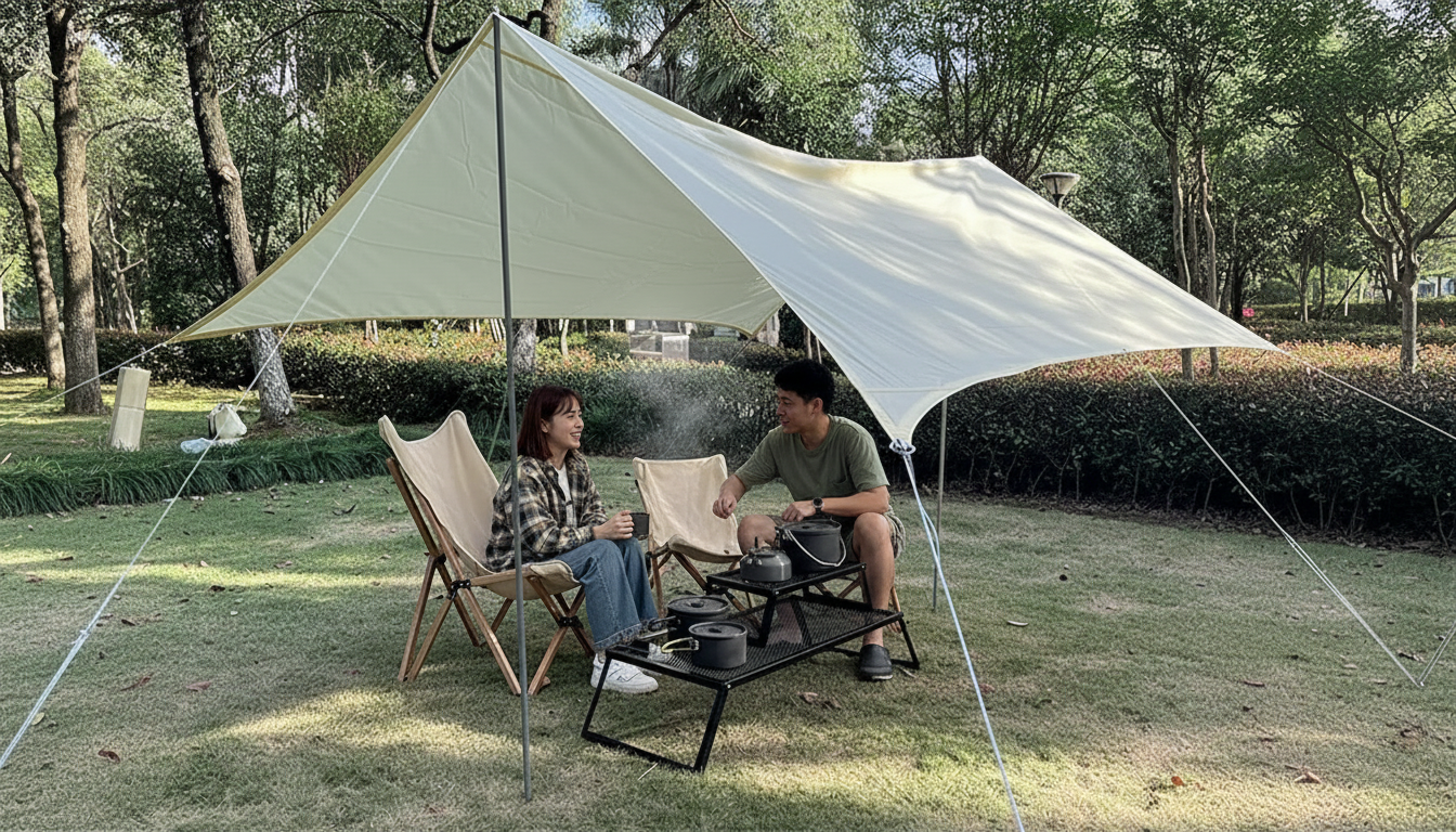 Oaza Tenda 3x3m / 3x5m – Vodootporna Outdoor Zaštita od Sunca i Kiše