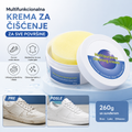 Bela Krema za Čišćenje Patika i Bele Obuće sa Sunđerom | Brzo Uklanja Fleke i Vraća Sjaj 1+1 Gratis GRATIS