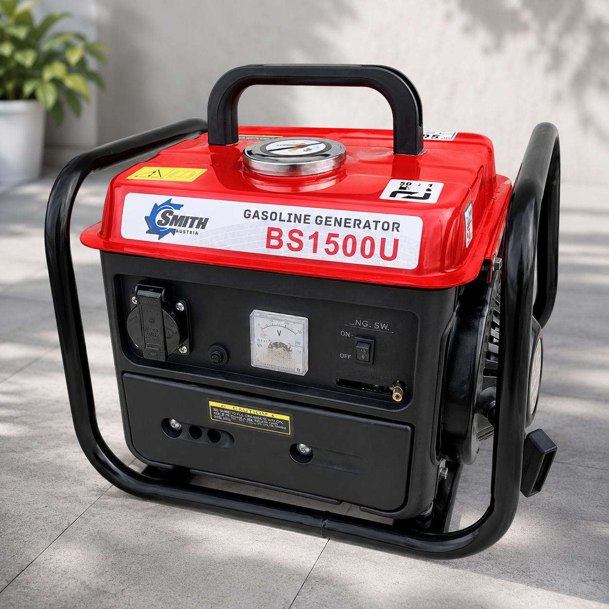 Agregat Smith Austria 1.5 kW – Benzinski Generator Struje 220V | Prenosni Agregat za Kuću, Vikendicu i Gradilište