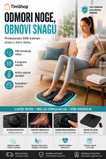 Fizioterapija Bezicni stimulator misica masazer stopala
