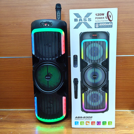 Bluetooth Zvučnik ABS-8302 bezicni mikrofon 40w