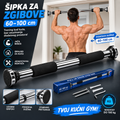 Šipka za Zgibove 63–100 cm – Metalno Sobno Vratilo za Vrata sa Podesivom Dužinom