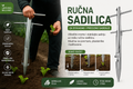 ručna sadilica, sadilica za rasad, alat za sadnju, sadnja povrća, sadnja cveća, baštenski alat, profesionalna sadilica, sadilica za povrće, sadilica za plastenik, sadilica za baštu, alat za rasad, ručni alat za sadnju, sadnja salate, sadnja kupusa, sadnja paprike, sadnja paradajza, baštenska oprema, poljoprivredni alat, nerđajući čelik, inox sadilica, precizna sadnja, lako sađenje, vrtni alat, oprema za baštu, sadnja biljaka, alat za poljoprivredu, ručna sejalica, praktičan baštenski alat, profesionalni baš