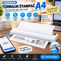 Prenosni A4 Termalni Štampač – Bežični Mini Printer za Telefon, Laptop i Dokumenta