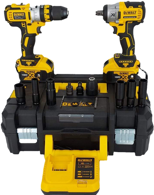 DeWalt Aku Brusilica i Aku udarni odvijac Set