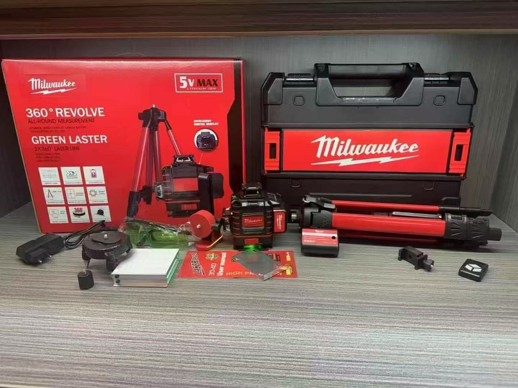 Milwaukee Laser za nivelaciju 4D 16 Linija Digitalni sa Stalkom