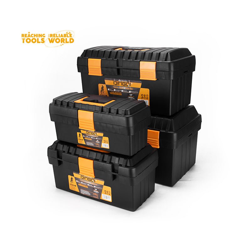 DINGQI alatni kofer 4 u 1 – 13", 15", 17", 19" | kvalitetan, čvrst i izdržljiv plastični alatni kovčeg