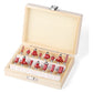 Set Glodala za frezer prihvat 6mm 15 kom