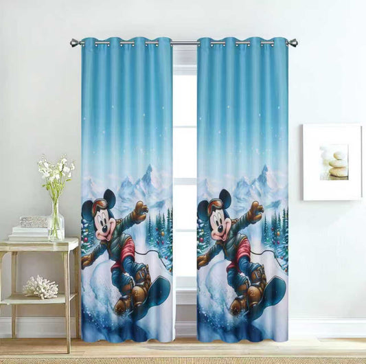 Dečiji Draper Mickey Mouse 140x260cm – Jedno Krilo za Dečiju Sobu