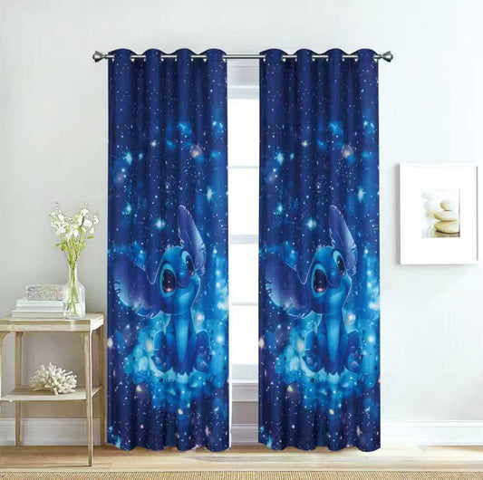 Dečiji Draper Stitch Plavi 140x260cm – Jedno Krilo za Dečiju Sobu