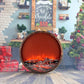 Dekorativni LED Kamin Okrugli