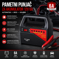 Digitalni Punjač za Akumulator 6A 12V – Održavanje i Punjenje Baterija za Auto, Motor i Čamac