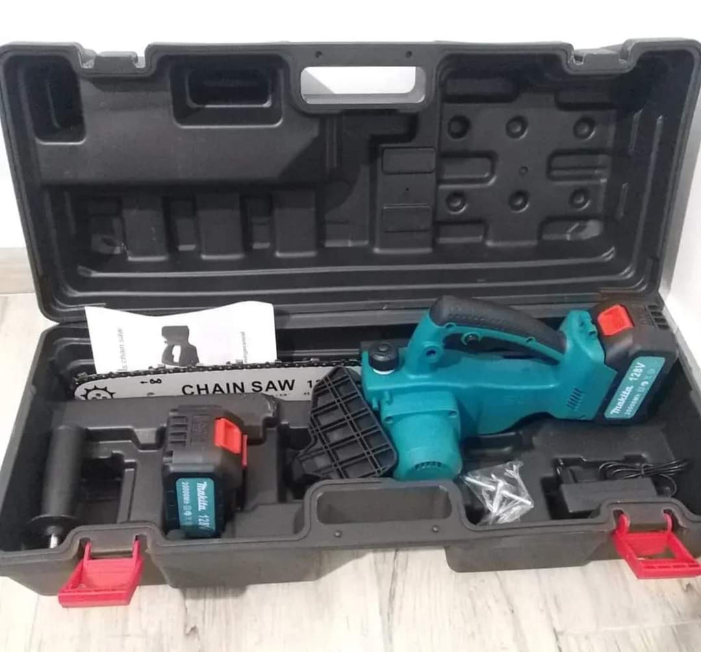 Makita aku lancana testera 128v dve baterije