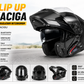 Flip Up Kaciga sa Bluetooth Interkomom – Modularna Moto Kaciga sa Sunčanim Naocare i Handsfree Pozivima