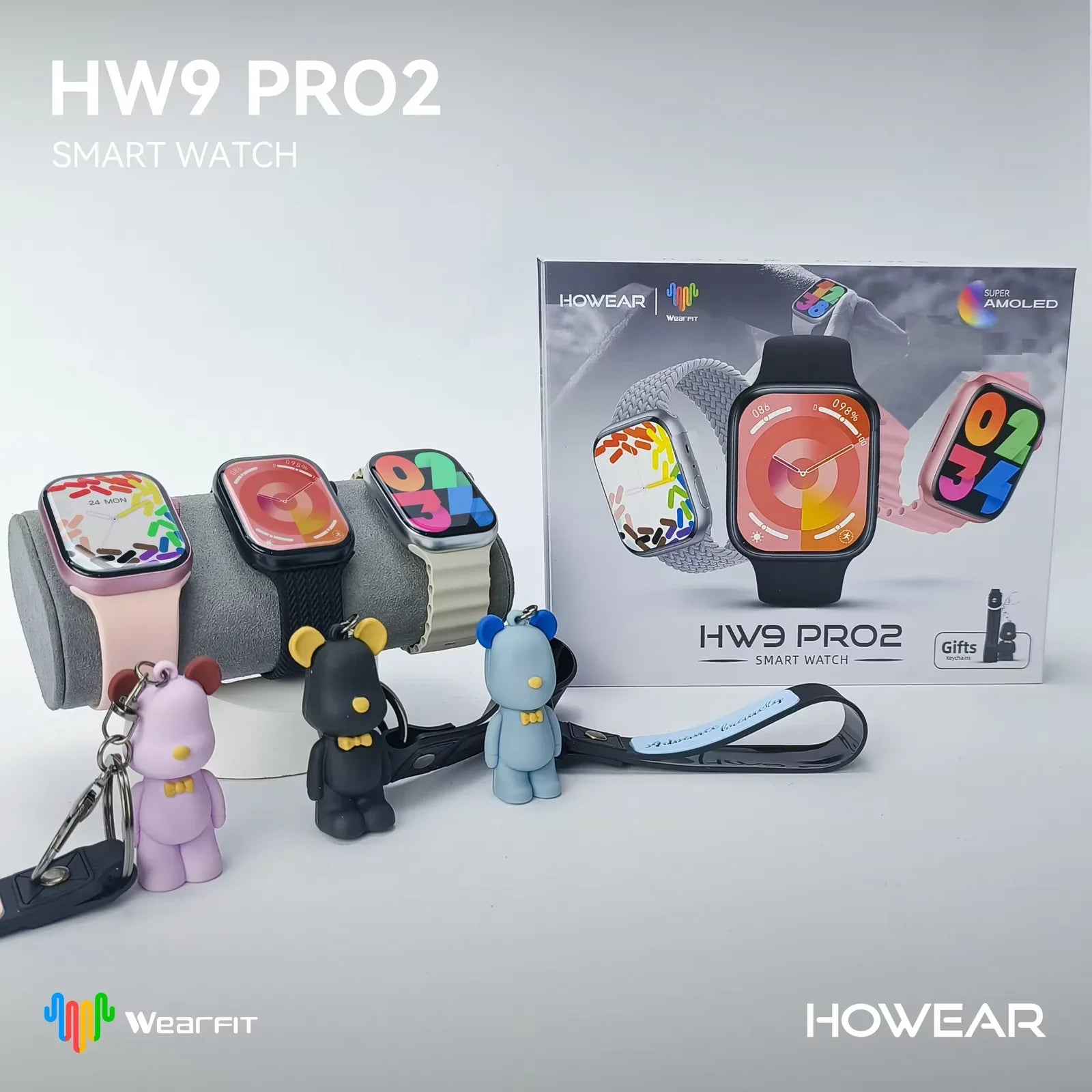 HW9 Pro 2 pametni sat + 3 narukvice