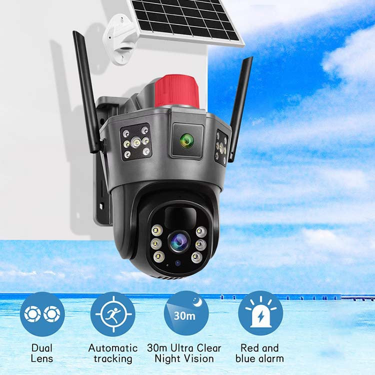 Solarna Ip kamera ELITA 25MP 3 sociva i 3 kamere 4G