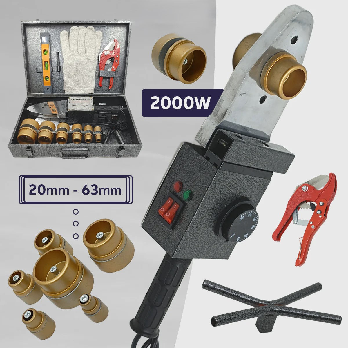 HANSON pegla za PVC cevi 2000w