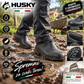 HUSKY Vodootporne Kaljače 42–46 sa Anatomski Uloškom – Protivklizne Radne Cipele