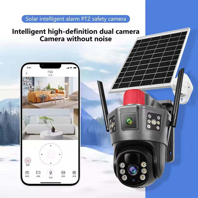 Solarna Ip kamera ELITA 25MP 3 sociva i 3 kamere 4G