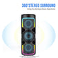 Bluetooth Zvučnik ABS-8302 bezicni mikrofon 40w