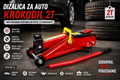 Hidraulična Auto Dizalica Krokodil 2T – Profesionalna Garažna Dizalica za Podizanje Automobila do 2 Tona