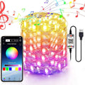 Rgb lampice za jelku 10m sa mobilnom kontrolom + daljinski
