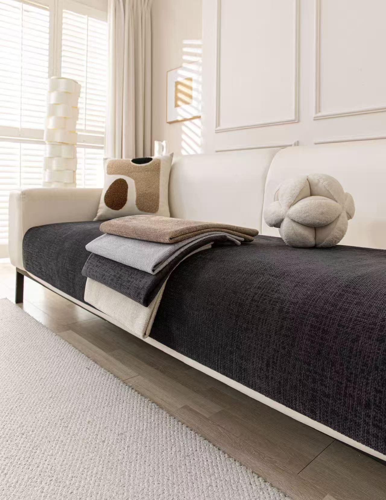 Prekrivač za Krevet – Moderan Minimalistički Dizajn, Mekan i Elegantan (4 Boje)