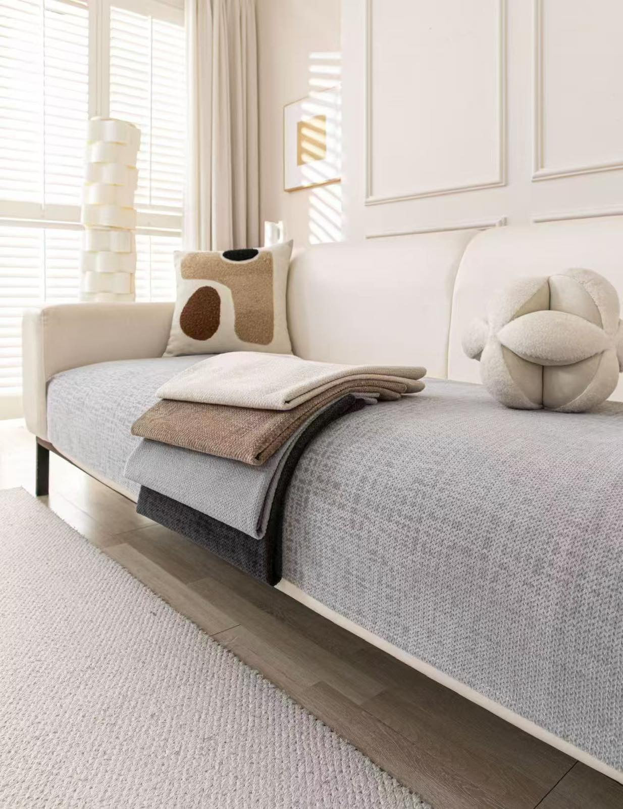 Prekrivač za Krevet – Moderan Minimalistički Dizajn, Mekan i Elegantan (4 Boje)