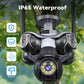 WiFi IP PTZ Kamera 20MP – 5 Kamera u 1 sa 5 Ekrana, Pametni Video Nadzor Full HD