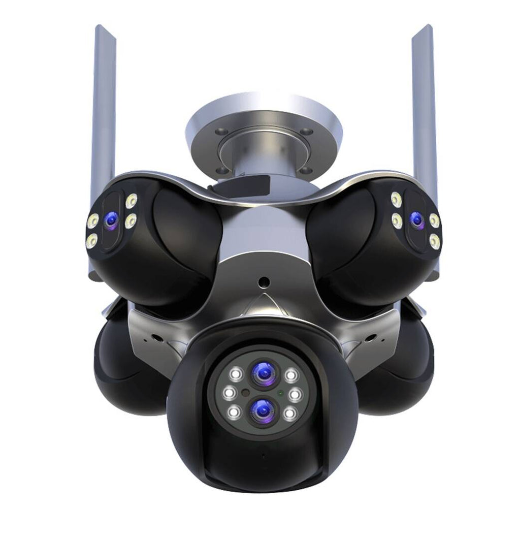 WiFi IP PTZ Kamera 20MP – 5 Kamera u 1 sa 5 Ekrana, Pametni Video Nadzor Full HD