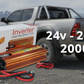 Inverter 24V na 220V 2000W – Snažan Pretvarač Napona za Kamione i Kampovanje