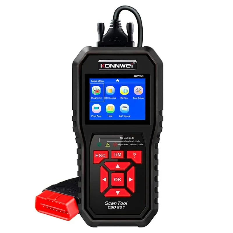 KONNWEI KW850 OBD2 Auto Dijagnostika Profesionalni Skener sa LCD Ekranom
