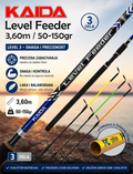 Kaida Level Feeder Štap 3.60m 50-150g – Profesionalni Feeder Štap za Daleke Zabačaje i Precizan Ribolov